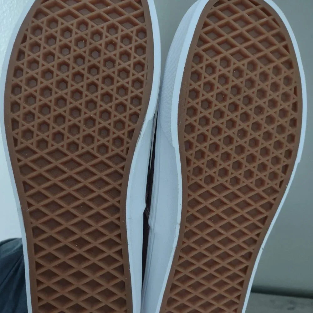 VANS blush pink sparkle lace up sneakers NWOT size 9 - Picture 6 of 6